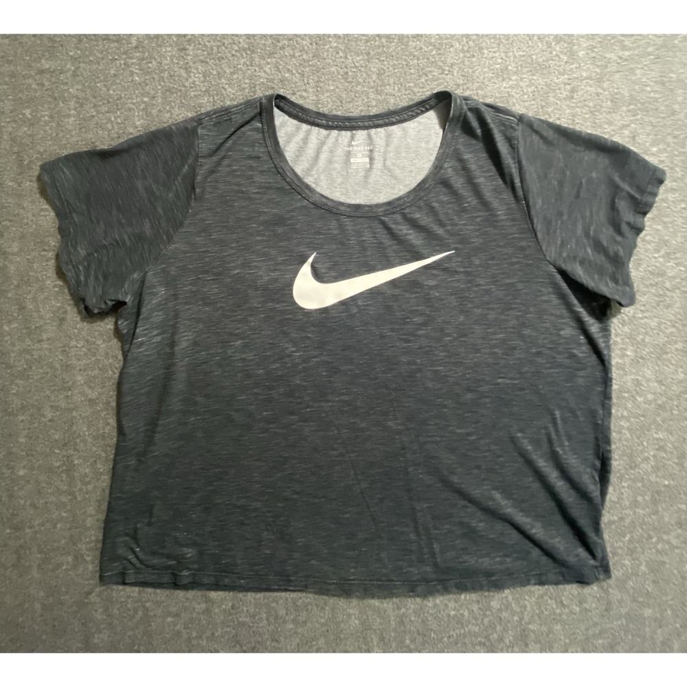 Nike Shirt Womens Short Sleeve Dri Fit Casual Active Workout Gym Lift Size XXL